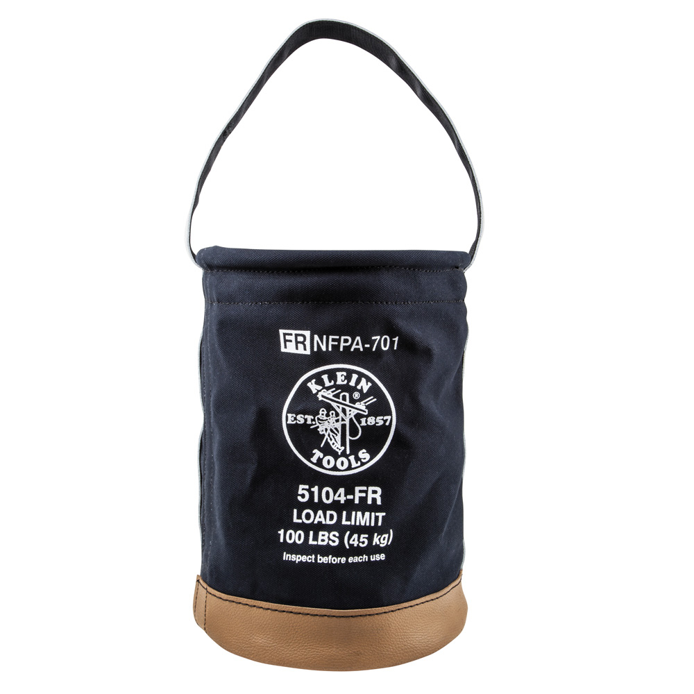 Canvas Bucket, Flame-Resistant, 12-Inch