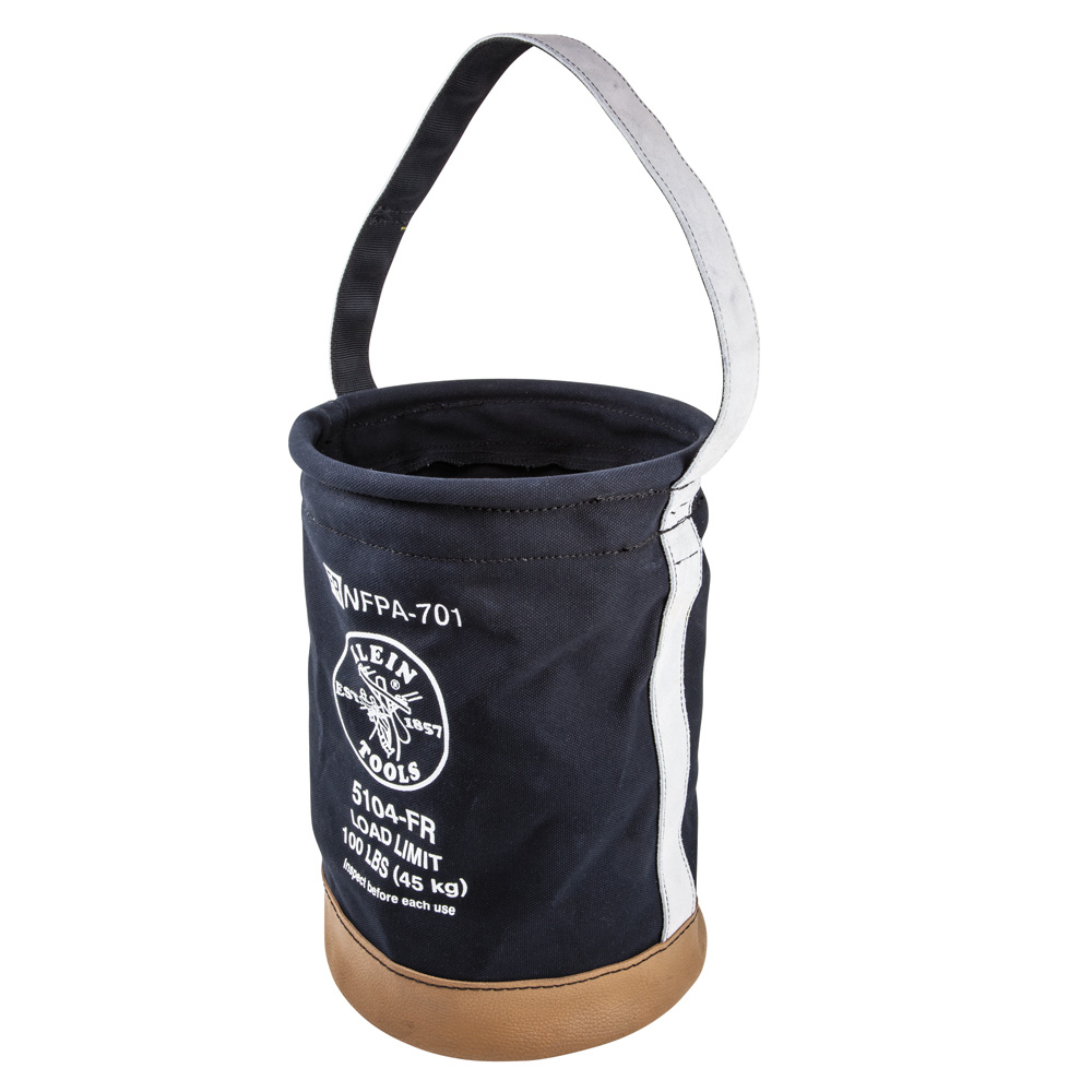 Canvas Bucket, Flame-Resistant, 12-Inch - 5104FR | Klein Tools - For  Professionals since 1857