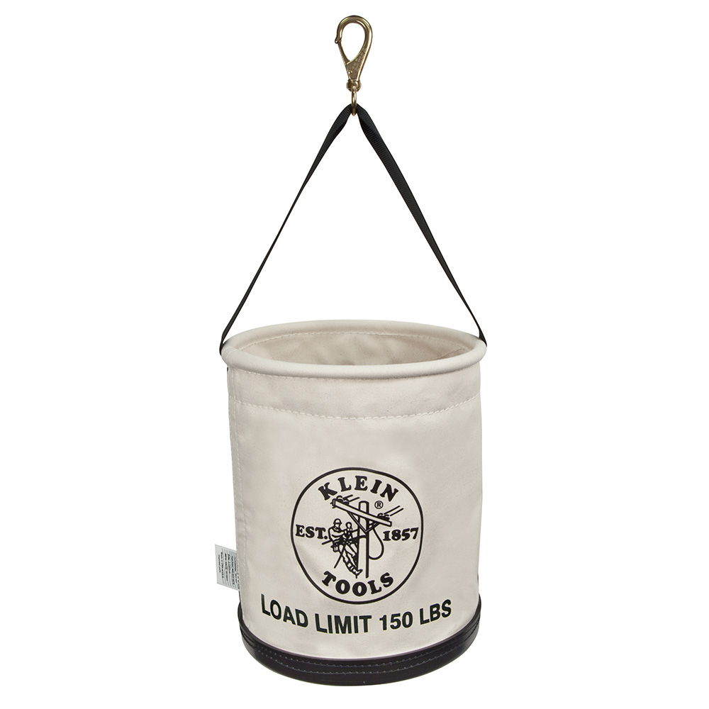 Canvas Bucket, All-Purpose with Drain Holes, 12-Inch