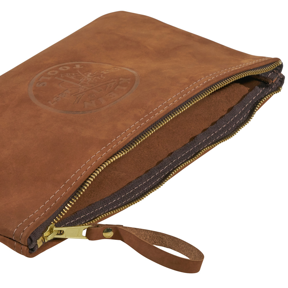 Top-Grain Leather Zipper Bag - 5139L | Klein Tools - For Professionals since 1857