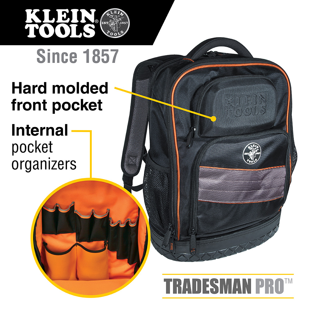 Tradesman Pro™ Backpack / Tool Bag, 25 Pockets, 3-Inch Laptop 
