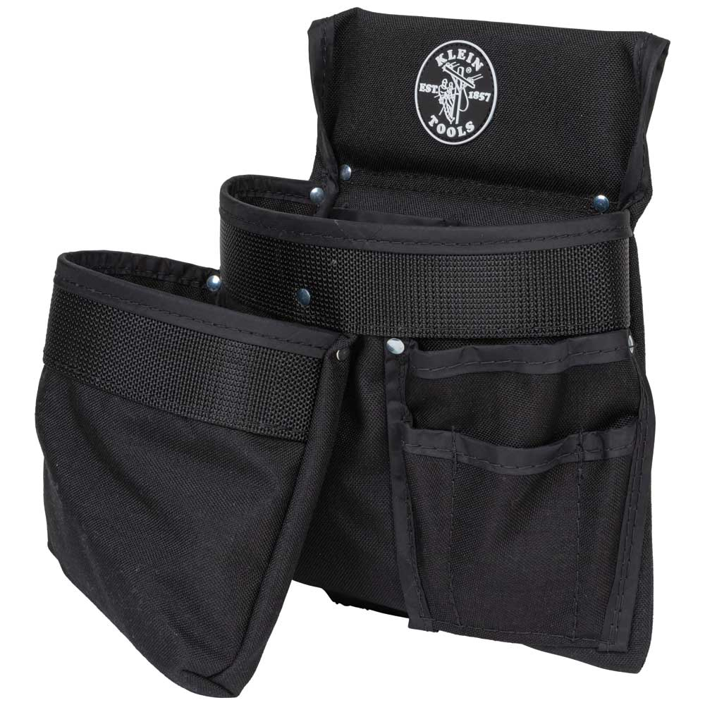no141    LIMITED OFFER 4 x  BLACK NYLON TOOL POUCH 
