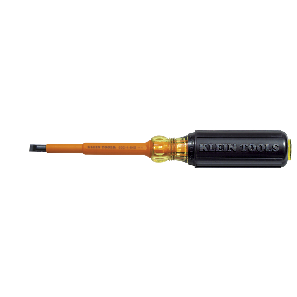 1/4-Inch Cabinet Tip Insulated Screwdriver, 4-Inch