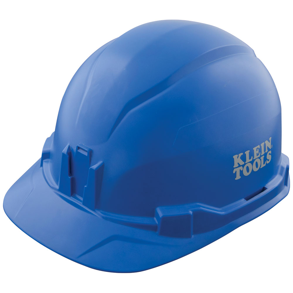 Hard Hat, Non-Vented, Cap Style, Blue