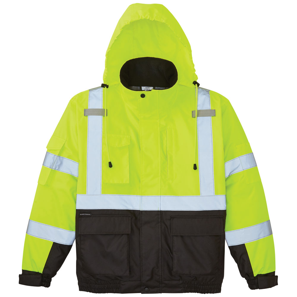 High-Visibility Winter Bomber Jacket, L