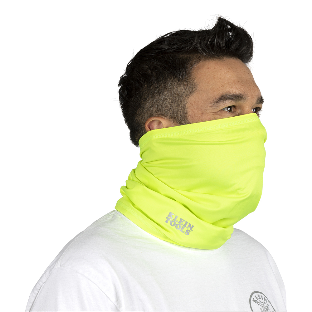 Neck and Face Cooling Band, High-Visibility Yellow