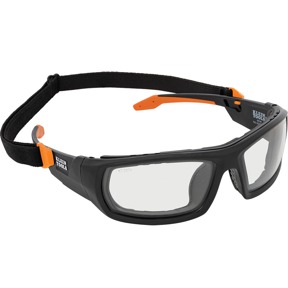 Professional Full-Frame Gasket Safety Glasses, Clear Lens