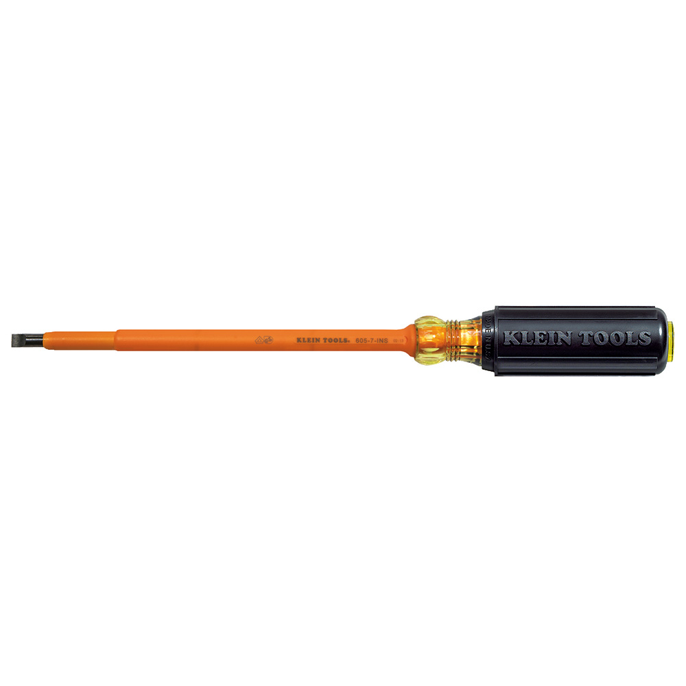 Insulated 1/4-Inch Cabinet Tip Screwdriver, 7-Inch