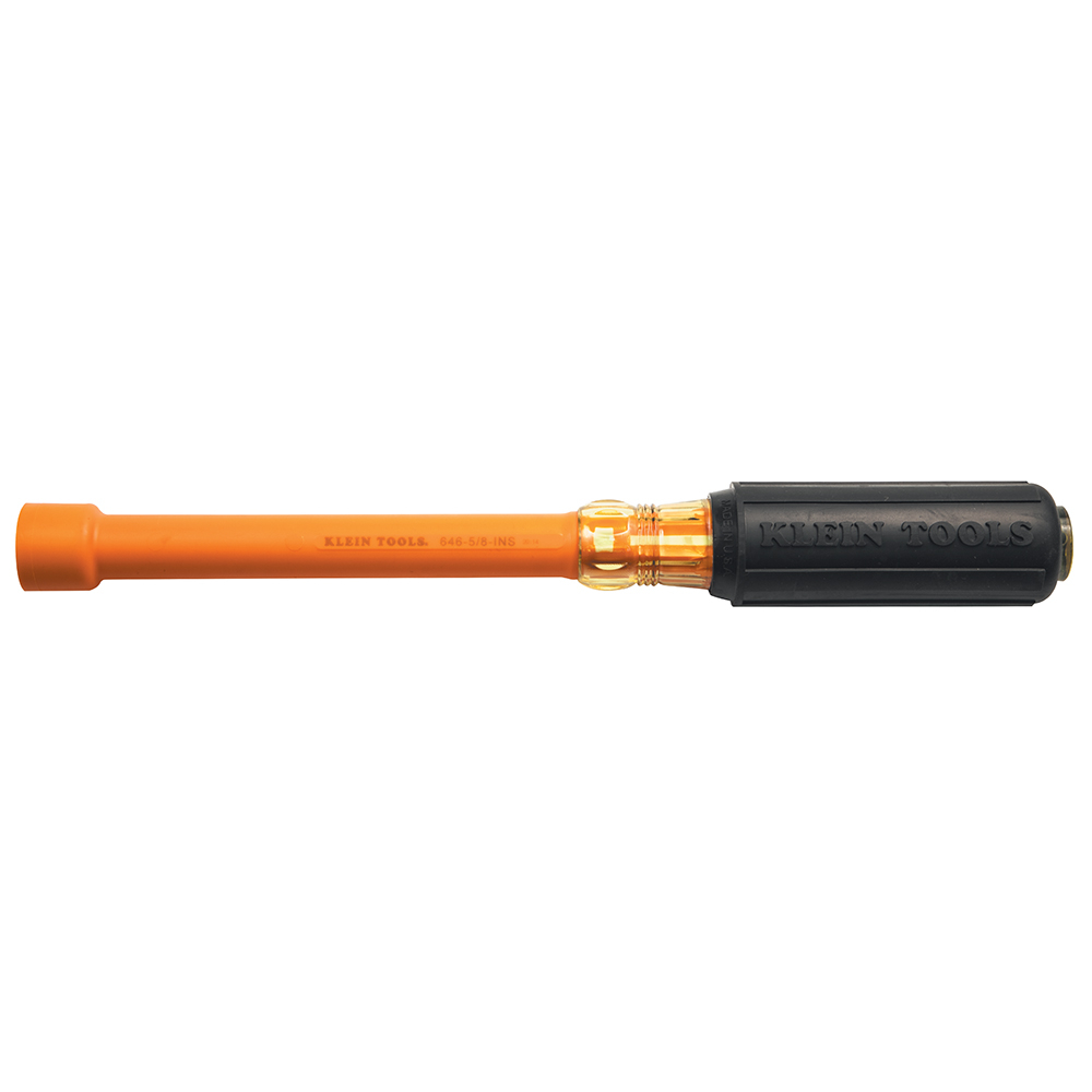 5/8-Inch Insulated Nut Driver, 6-Inch Hollow Shaft