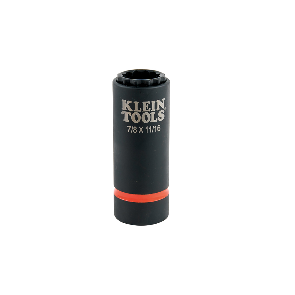 2-in-1 Impact Socket, 12-Point, 7/8 and 11/16-Inch