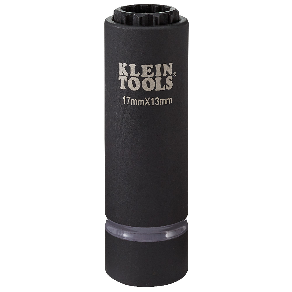 Klein Tools 66051E Impact Socket, 2-in-1 Metric, Deep Impact 12-Point 13 to  【中古】