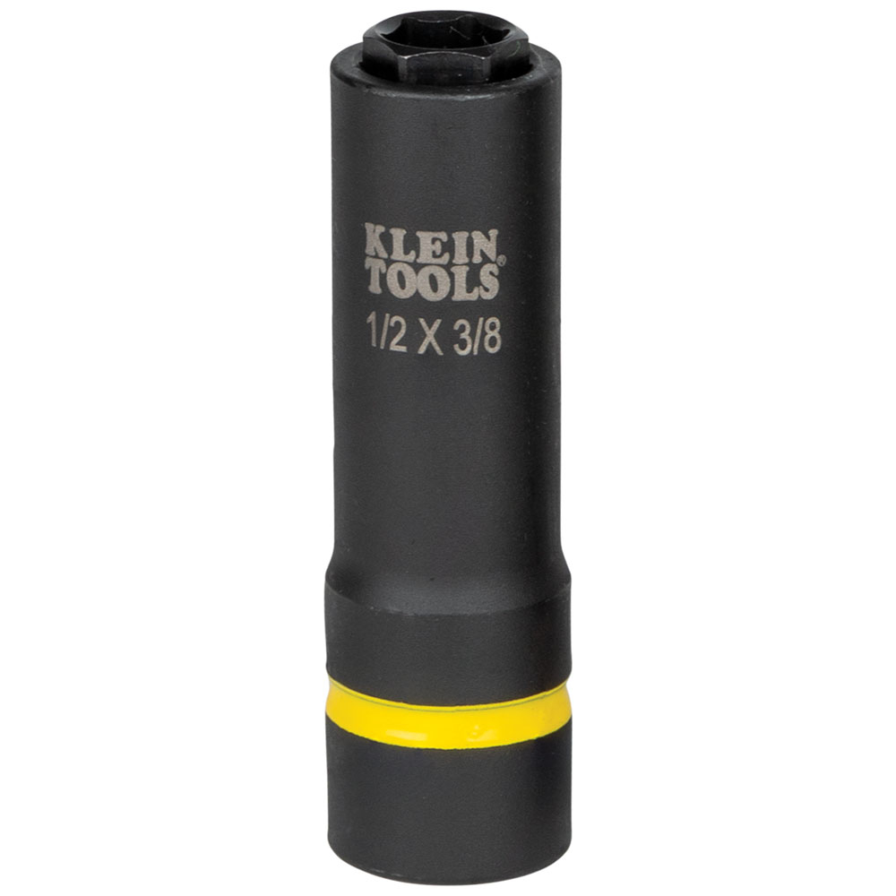 2-in-1 Impact Socket, 6-Point, 1/2 and 3/8-Inch