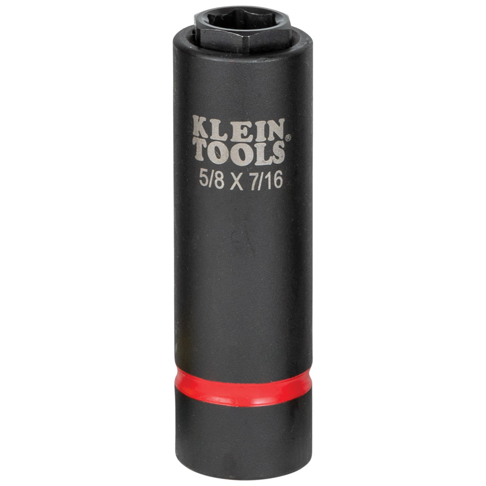 2-in-1 Impact Socket, 6-Point, 5/8 and 7/16-Inch