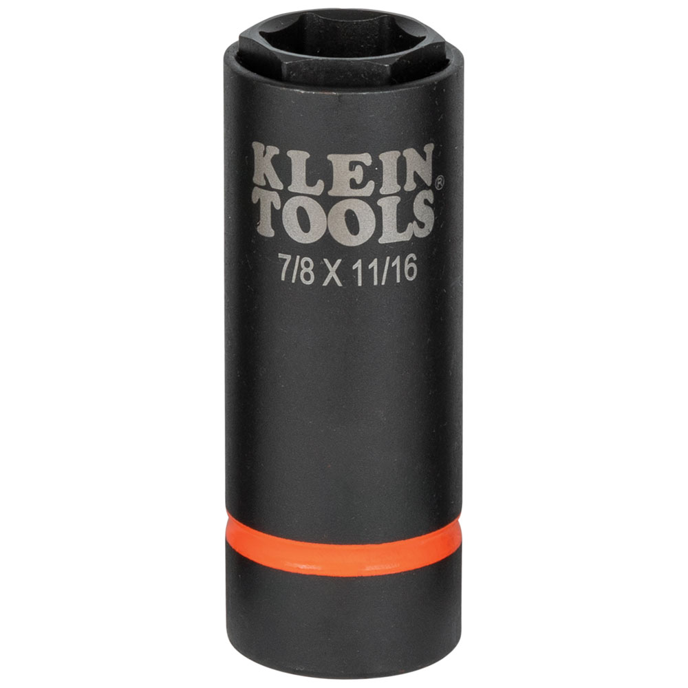 2-in-1 Impact Socket, 6-Point, 7/8 and 11/16-Inch