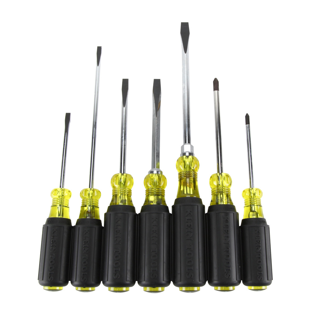 Screwdriver Set, Slotted and Phillips, 7-Piece - 85076 | Klein 