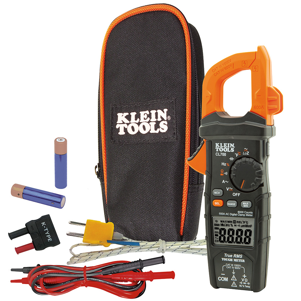 Digital Clamp Meter, AC Auto-Ranging TRMS, Low Impedance (LoZ) Mode