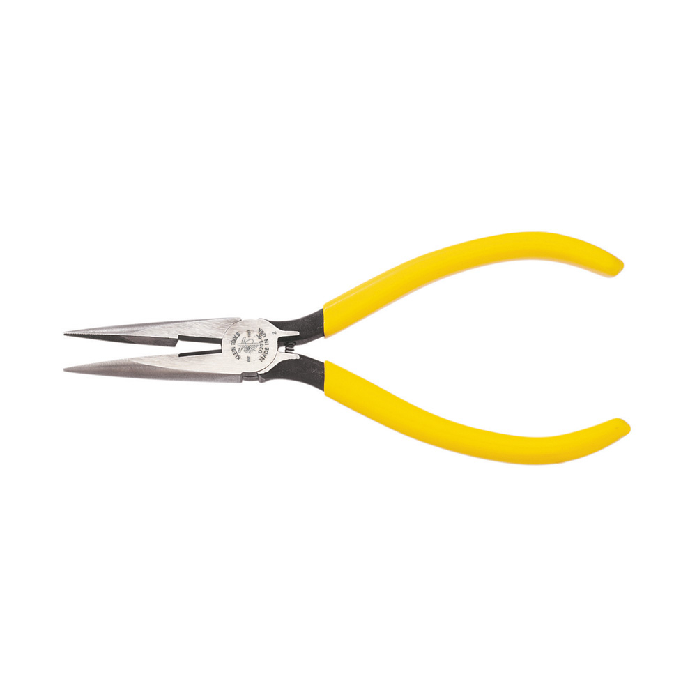 Pliers, Needle Nose Side-Cutters with Spring, 6-Inch