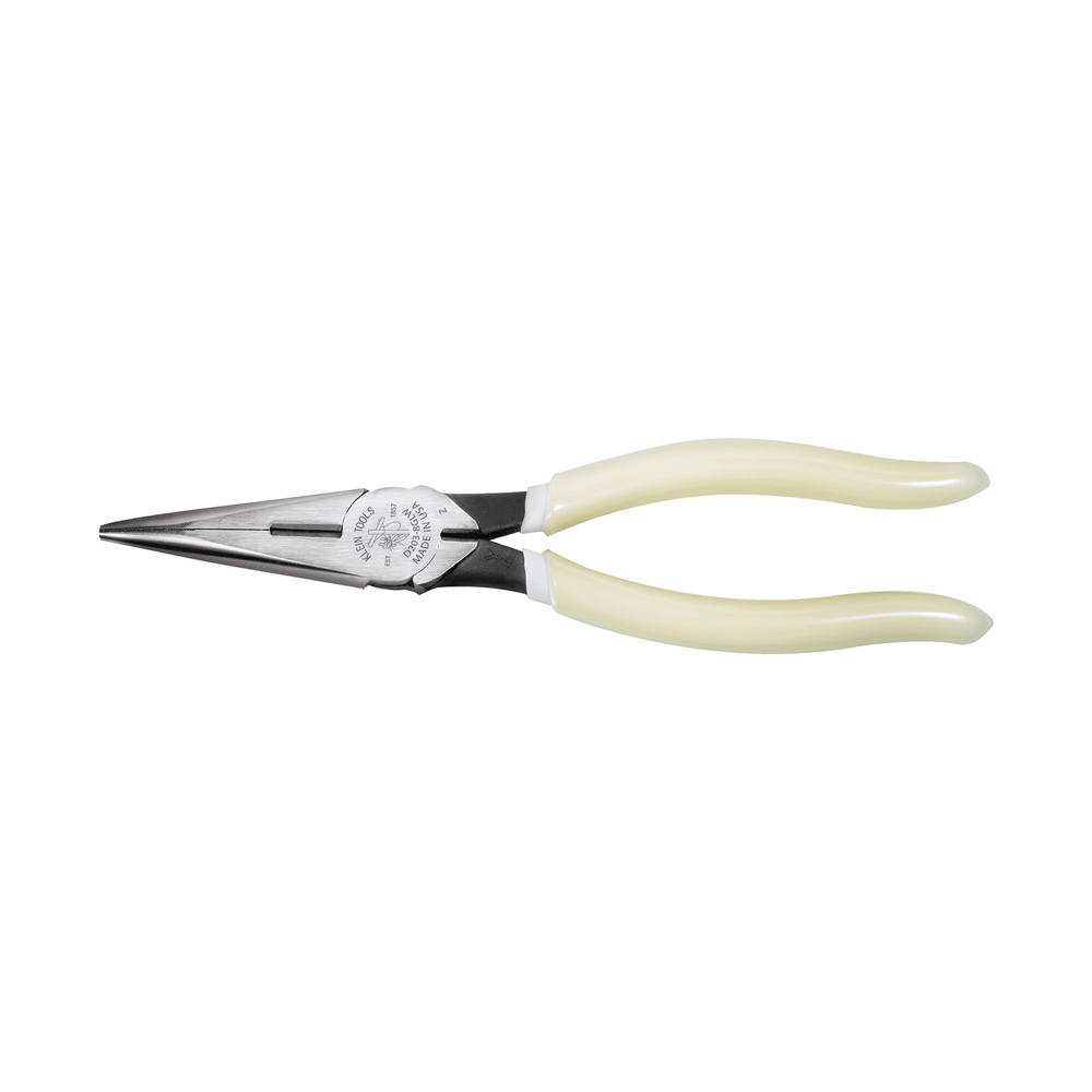 Pliers, Needle Nose Side-Cutters, High-Visibility, 8-Inch