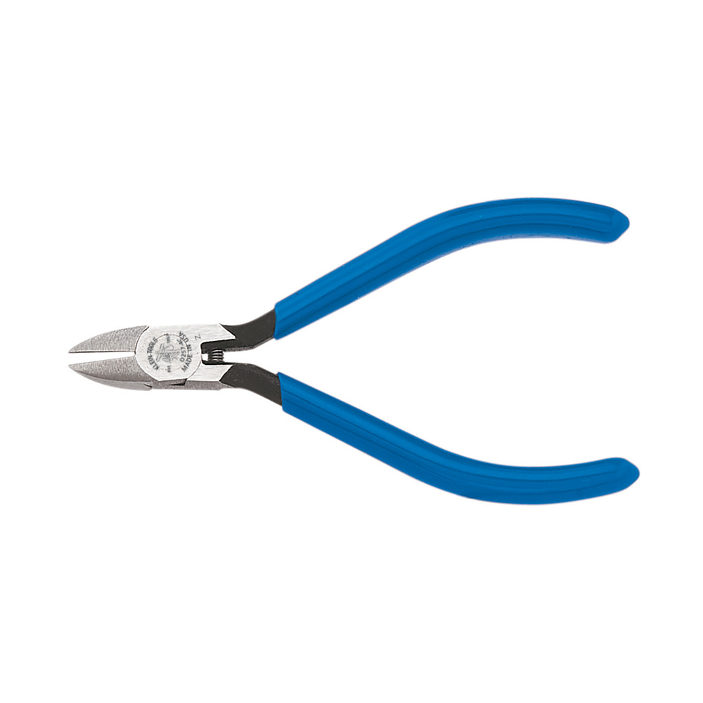 Diagonal Cutting Pliers, Electronics, Tapered Nose, Narrow Jaw, 4-Inch