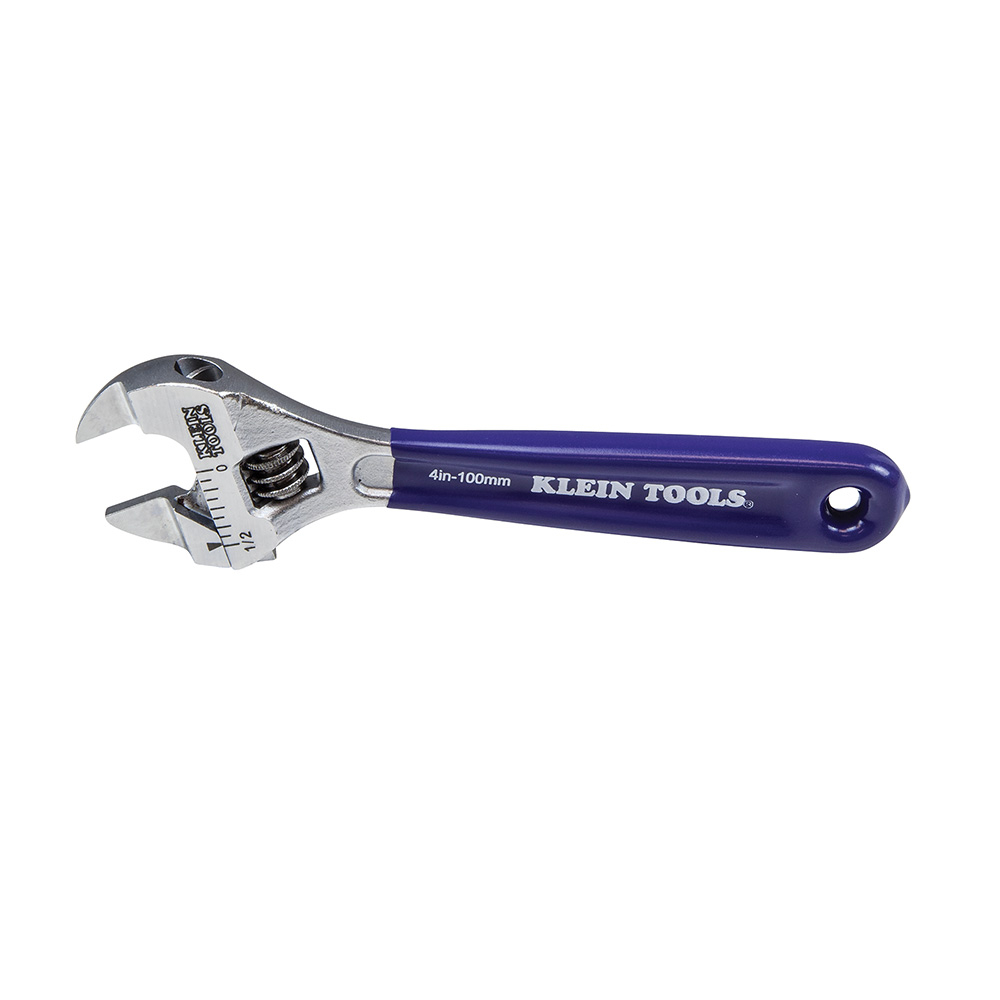 Slim-Jaw Adjustable Wrench, 4-Inch
