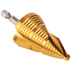 Step Drill Bit, Spiral Double-Fluted, 7/8-Inch to 1-3/8-Inch, VACO - Alternate Image