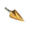 Step Drill Bit, Spiral Double-Fluted, 7/8-Inch to 1-1/8-Inch, VACO - Alternate Image