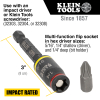 3-in-1 Impact Flip Socket, 1/4-Inch, 5/16-Inch, 3-Inch Length - Alternate Image
