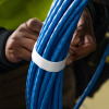 Hook and Loop Tape, 3/4-Inch, 25-Foot, White, Custom Length Cable Ties - Alternate Image