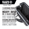Deluxe Tool Bag, Black Canvas, 13 Pockets, 18-Inch - Alternate Image