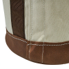 Canvas Bucket with Leather Bottom, 12-Inch - Alternate Image