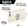 Zipper Bag, Canvas Tool Pouch 12.5 x 7 x 4.25-Inch - Alternate Image