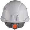 Hard Hat, Vented, Cap Style with Rechargeable Headlamp, White - Alternate Image