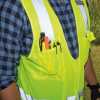 Safety Vest, High-Visibility Reflective Vest, M/L - Alternate Image