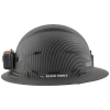 Hard Hat, Premium KARBN™ Pattern, Non-Vented Full Brim, Class E, Lamp - Alternate Image
