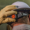 Hard Hat, Non-Vented, Full Brim Style with Headlamp - Alternate Image