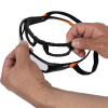 Professional Full-Frame Gasket Safety Glasses, Clear Lens - Alternate Image