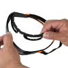 Professional Full-Frame Gasket Safety Glasses, Gray Lens - Alternate Image