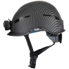 Safety Helmet, Premium KARBN™ Pattern, Non-Vented, Class E, Headlamp - Alternate Image