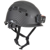 Safety Helmet, Premium KARBN™ Pattern, Vented, Class C, Headlamp - Alternate Image