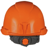 Hard Hat, Non-Vented, Cap Style with Headlamp, Orange - Alternate Image