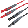 Lead Adapters, Red and Black, 3-Foot - Alternate Image