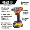 Battery-Operated Compact Impact Driver, 1/4-Inch Hex Drive, Full Kit - Alternate Image