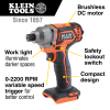 Battery-Operated Compact Impact Driver, 1/4-Inch Hex Drive, Tool Only - Alternate Image