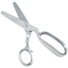 Bent Trimmer w/Ring, Extra Blunt, Serrated 10-Inch - Alternate Image