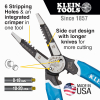 Klein-Kurve® Heavy-Duty Wire Stripper / Cutter / Crimper Multi Tool, 8-20 AWG - Alternate Image
