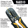 Ratcheting Data Cable Crimper / Stripper / Cutter - Alternate Image