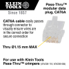 Pass-Thru™ Modular Data Plugs, RJ-45-CAT6A, UTP, 50-Pack - Alternate Image