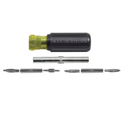 Multi-Bit Nut Drivers - Klein Multi-Bit Nut Drivers provide multiple sizes in one convenient tool. Whether it's hollow-shaft or a multi-purpose, there's a nut driver to meet your needs and exceed in quality and performance.