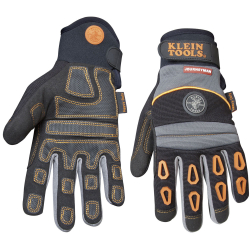 Work Gloves - No matter what your jobsite requires, Klein Tools has the gloves to fit your needs. Whether you need heavy duty, cut resistant, insulated, cold weather or electrician gloves, you’re guaranteed to find the hand protection that you need.