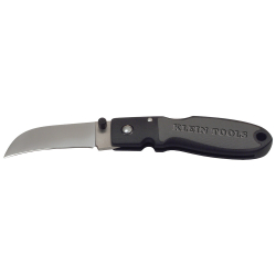 44004 Lightweight Lockback Knife 2-1/2-Inch Sheepfoot Blade, Black Handle